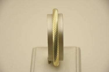 Brilliant Brass 18K Gold-Plated Bracelet